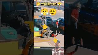 😤🥱Man is Dade for JCB construction automobile work concrete funny shorts reaction trending [upl. by Aicilra]