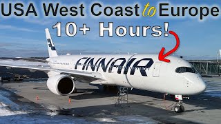 Finnair A350 Business Class Los Angeles to Helsinki [upl. by Ydnyc]