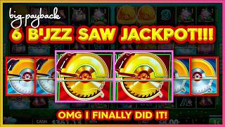 6 BUZZ SAWS → JACKPOT Huff N Even More Puff Slots [upl. by Velleman]