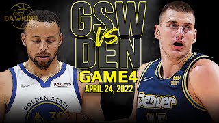 Golden State Warriors vs Denver Nuggets Game 4 Full Highlights  2022 WCR1  FreeDawkins [upl. by Sieber]