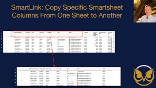 Smartsheet Copy Specific Columns to Another Sheet With WeGrid SmartLink [upl. by Akimahs]