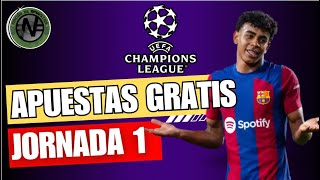 Apuestas Champions League Jornada 1 Pronósticos deportivos Champions 202425 ⚽ 💰 [upl. by Snodgrass538]