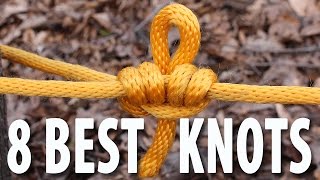 8 KNOTS You Need to Know  How to tie knots that you will actually use [upl. by Concha]