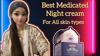 Best Medicated Night weighting Cream For AcneDark SpotsUneven Skintone  Saed ghani Night Cream😇 [upl. by Hirschfeld988]