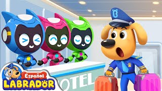 🔍Sheriff Labrador  Hotel Robot 🏨  Videos para Niños  BabyBus en Español [upl. by Tabby]