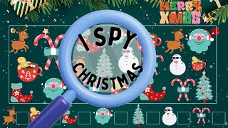 I Spy Christmas  Interactive Video Game for Kids [upl. by Hulda423]