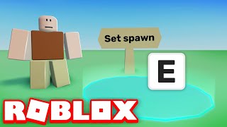 How to make SAVING SPAWN POINTS in ROBLOX [upl. by English]