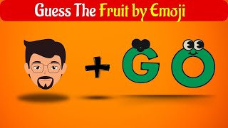 Can You Guess The Fruit By Emojis   Emoji Quiz [upl. by Lanita]