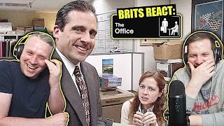 British Guys HILARIOUS The Office Reaction  Season 2 Episode 19 Michaels Birthday [upl. by Hulda]