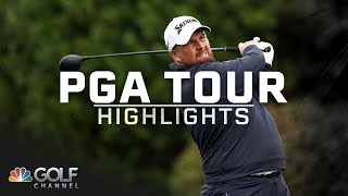 PGA Tour Highlights WM Phoenix Open Round 1  Golf Channel [upl. by Yrakaz]