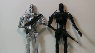 Terminator Aoshima 16 Scale Endoskeleton Die Cast Figure Review in HD [upl. by Eras32]