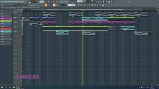 Part 1 La Femme à la Peau Bleue Remix FL studio NO flute and vocal [upl. by Sheeb]