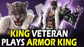 Tekken 7  King Veteran Plays Armor King [upl. by Gracie]