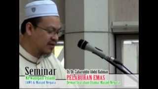 Seminar Kewangan Islam Pelaburan Emas  Us Zaharuddin Abd Rahman UZAR [upl. by Inahet]