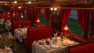 Enchanting Train Cabin Ambience with Rain and Train Sounds [upl. by Britney]