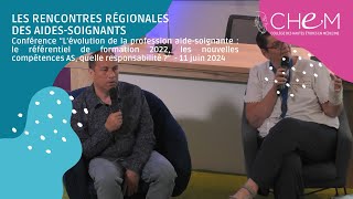 Conférence 1  Les Rencontres Régionales des aidessoignants 2024 [upl. by Nayra]