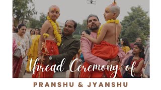 Yagnopavit Ceremony Highlight  Thread Ceremony of Pranshu amp Jyanshu [upl. by Fernanda]