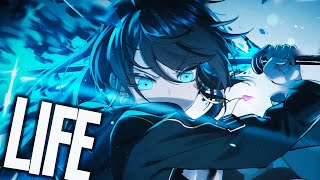 Nightcore  NEFFEX  Life Lyrics [upl. by Riki]