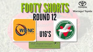 Warragul Industrials v Tooradin Dalmore U16s Footy Shorts [upl. by Eerak944]