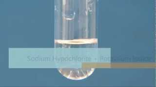 Sodium Hypochlorite  Potassium Iodide [upl. by Aiym]