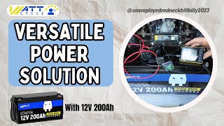 Versatile Power Solution WattCycle 12V 200Ah Battery in RealWorld Applications [upl. by Katrina]