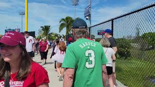 Baycare Park Concourse tour  Phillies vs Yankees  31124  Clearwater FL [upl. by Alien11]