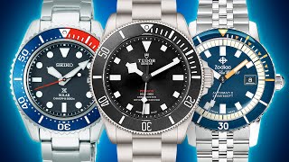 10 Daily Dive Watches For All Budgets Orient Citizen Seiko Tudor Oris amp More [upl. by Pebrook]