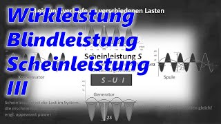 Wirkleistung Blindleistung Scheinleistung 34  Berechnung [upl. by Iras]