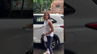 Chandigarh Kare Aashiqui producer Pragya Kapoor spotted post her workout session today pragyakapoor [upl. by Rieth]