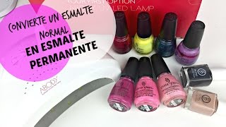 Utiliza tus Esmaltes Tradicionales como Esmaltes de Gel [upl. by Loyce346]