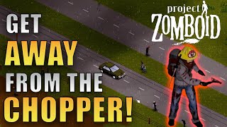 Helicopter Event  Project Zomboid  Louisville Start Part 4 [upl. by Sheela]