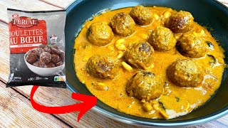 Comment cuisiner des BOULETTES de boeuf surgelées [upl. by Graniah998]