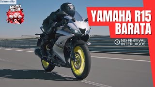 ESPORTIVA BARATA NOVA R15 NO BRASIL POR MENOS DE 20 MIL Yamaha R15 [upl. by Attehcnoc58]