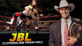 Wwe JBL Clothesline From Hell Compilation [upl. by Irpak]