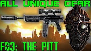 Fallout 3 The Pitt  Unique Armor amp Weapons Guide DLC [upl. by Martina]