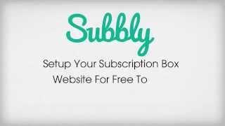 Subbly  Setup Your Own Subscription Box Business [upl. by Aneleiram]