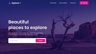 How To Make Website Using HTML And CSS  Create Website Header Design [upl. by Kimmi393]