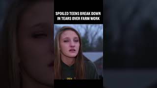 Spoiled teens break down in tears over Farm Work😅🐷funny tvshow worldsstrictestparents parenting [upl. by Dickinson]