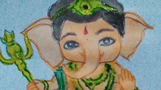 vinayagar art 🎖️🏵️🌺🏵️ [upl. by Xenophon]