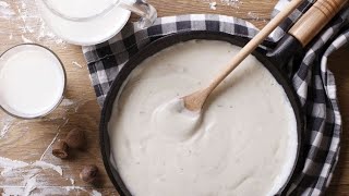 Receta de Salsa o crema bechamel fácil y rápida  Karlos Arguiñano [upl. by Zildjian]