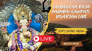 Live Ganpati Visarjan 2024  Lalbaugcha Raja Visarjan 2024  Maharashtra Ganesh Visarjan 2024 Live [upl. by Chloras]