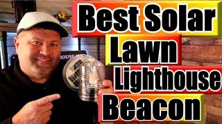 DIY Lighthouse  How To Make Lighthouse Of Cardboard And Solar Garden Light [upl. by Taka]