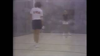 1989 US Racquetball National Championships Womens Singles Final Doyle vs Gilman [upl. by Oraneg]