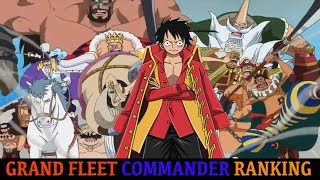 Straw Hat Grand Fleet Commander Ranking One piece [upl. by Leachim317]