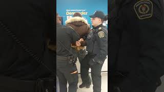 Walmart security arrest innocent man of theft walmart walmartcanada arrest spvm montreal cops [upl. by Felike]