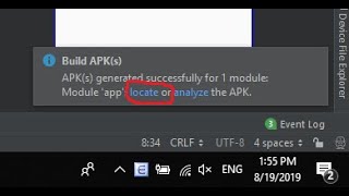 Generate Apk FIle in Android studio [upl. by Strephonn]