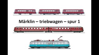 Märklin Hübner spur 1 triebwagen VT 98 schienenbus Br 491 Vt 04 gartenbahn garden railroad [upl. by Azila]