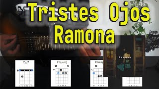 Tristes ojos  Ramona Cover de Guitarra con TABS [upl. by Arv]