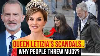 Queen Letizia’s Hidden Scandals Revealed that Shook Spain  Why People Threw Mud at Them [upl. by Assil]