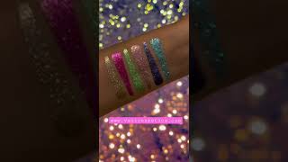 Pressed Glitter Eyeshadow Stencil Swatches eyeshadowswatches pressedglitter [upl. by Jeane]